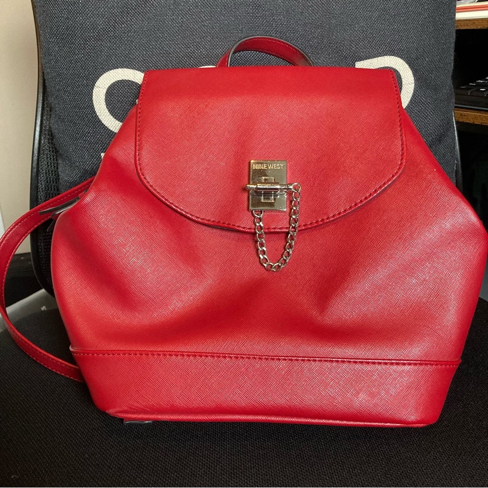 Nine West backpack faux leather purse